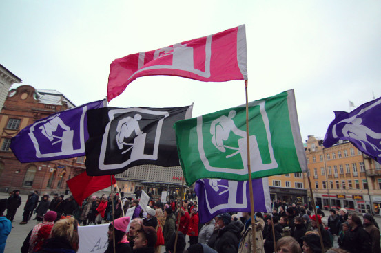Demo i Uppsala